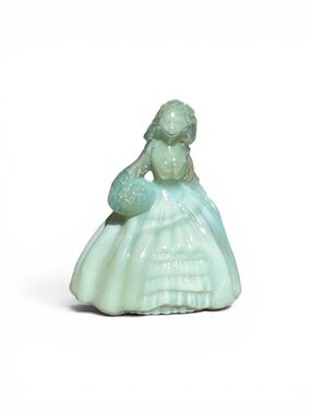 Boyd Art Glass Colonial Elizabeth Doll – Milky and Translucent Sage Green